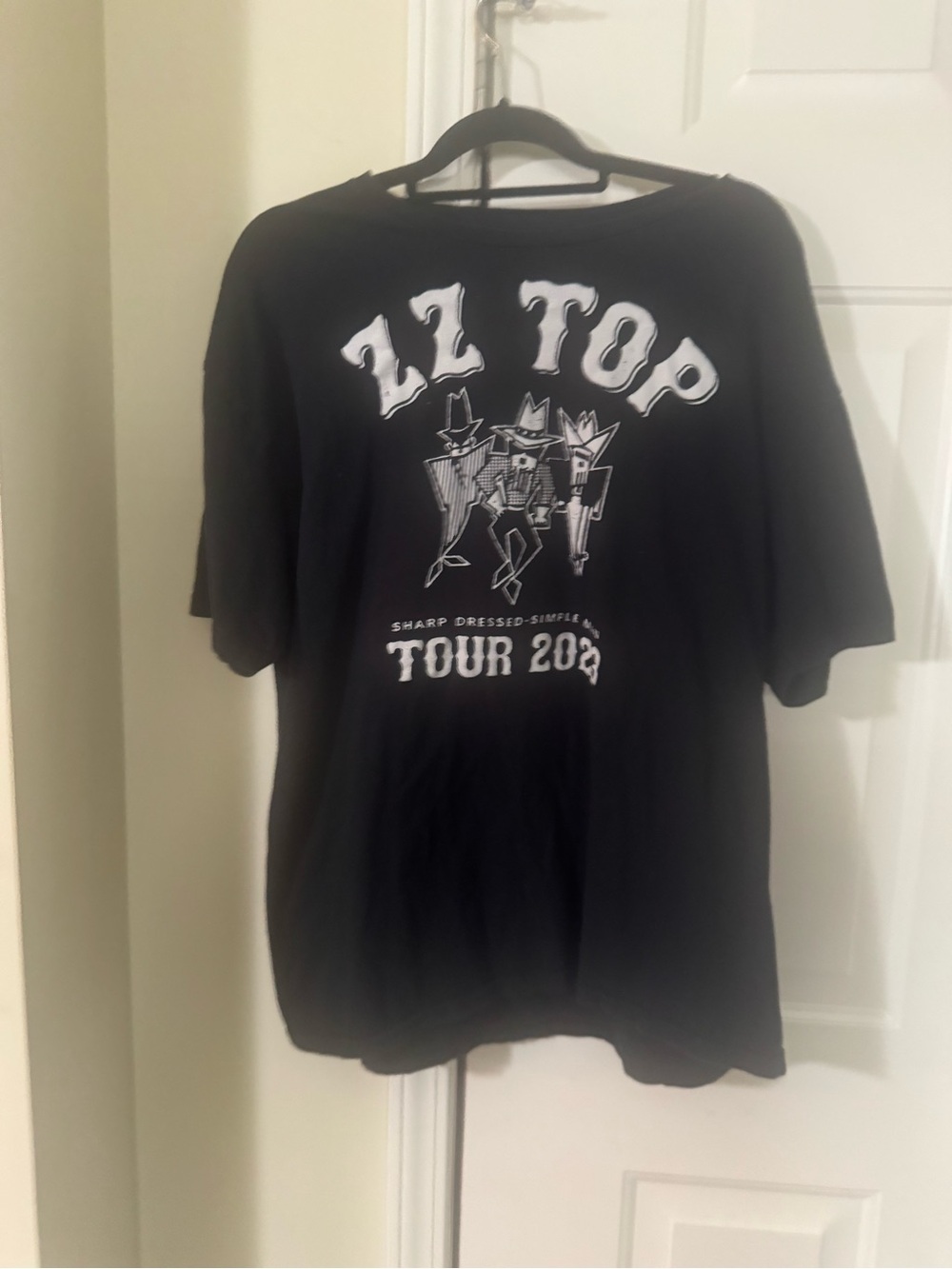 Gildan Black ZZ Top‎ Tour Graphic Tee 2XL